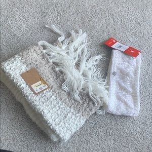 Brand new infinity scarf and ear warmer